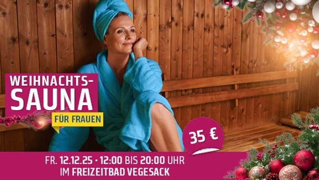 Sauna-Event "Weihnachtssauna" für Frauen!