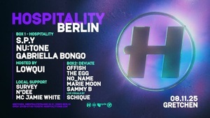 RECYCLE presents: HOSPITALITY BERLIN