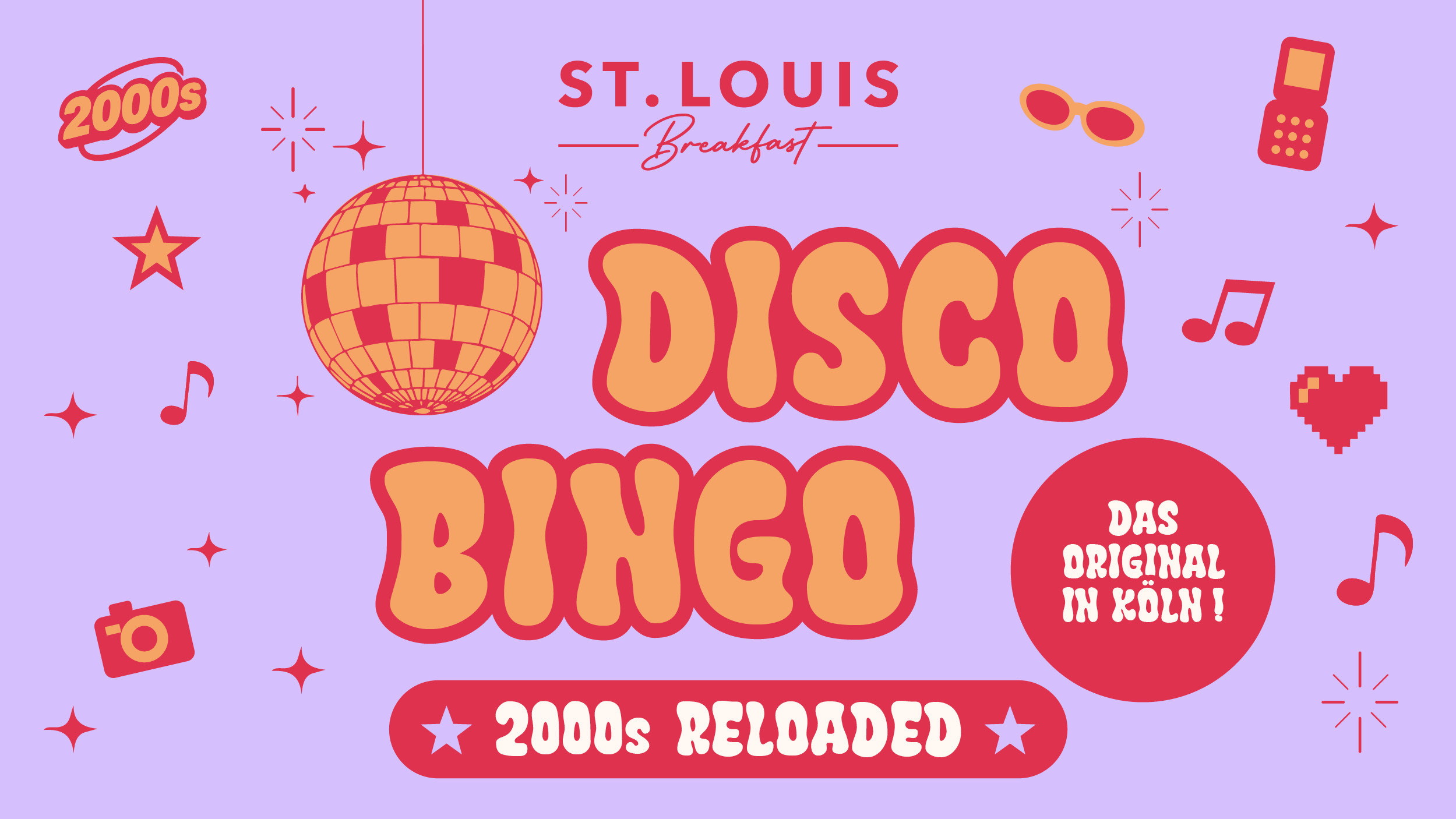 Disco Bingo im ST. LOUIS Breakfast – 2000s Reloaded