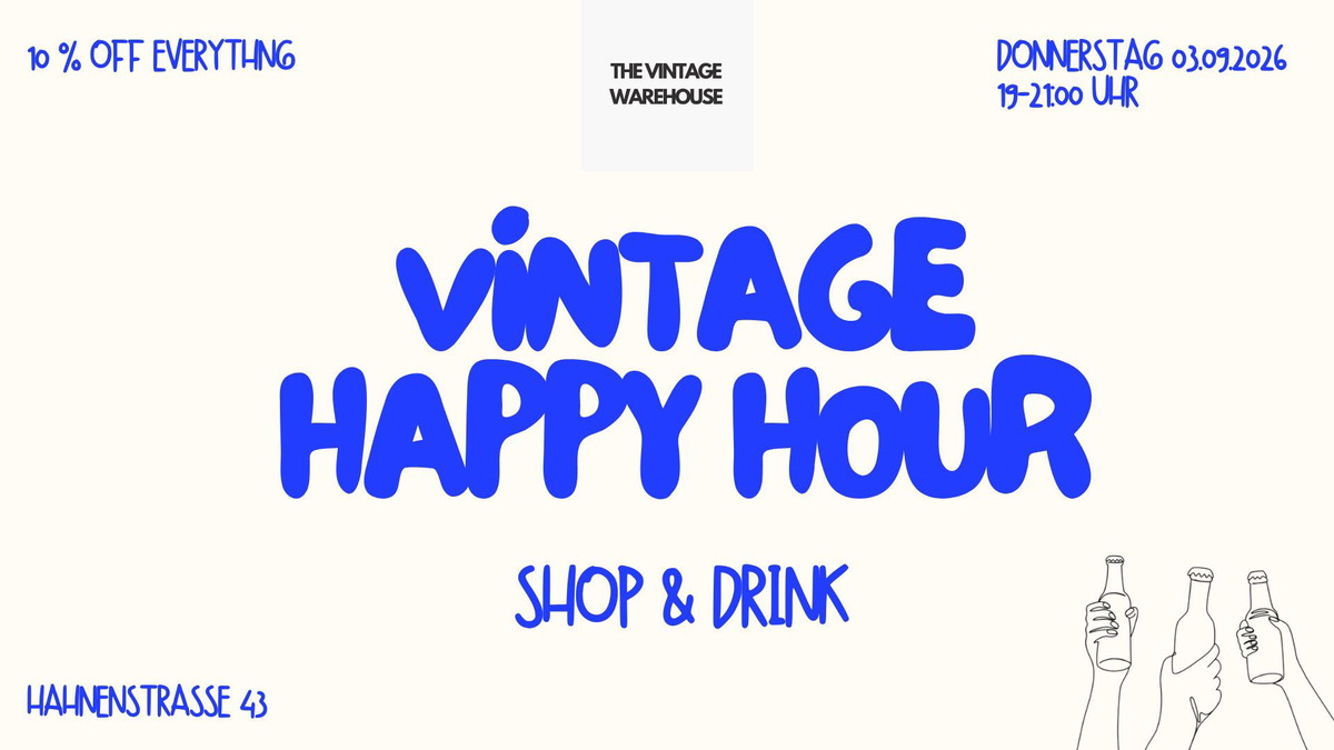 Titelbild der Veranstaltung Vintage Happy Hour