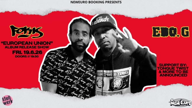 Edo. G & Fokis — "European Union" Album Release Show (Hamburg)