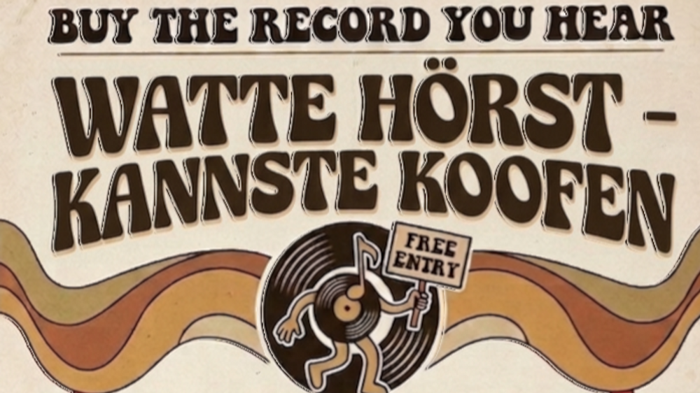 BUY THE RECORDS - YOU HEAR  Watte Hörst - Kannste Koofen Wednesday Selectors selling theyre old Vinyl Records Live 16h-21h Im Nest Café Görlitzerstr. 52 Berlin-Kreuzberg