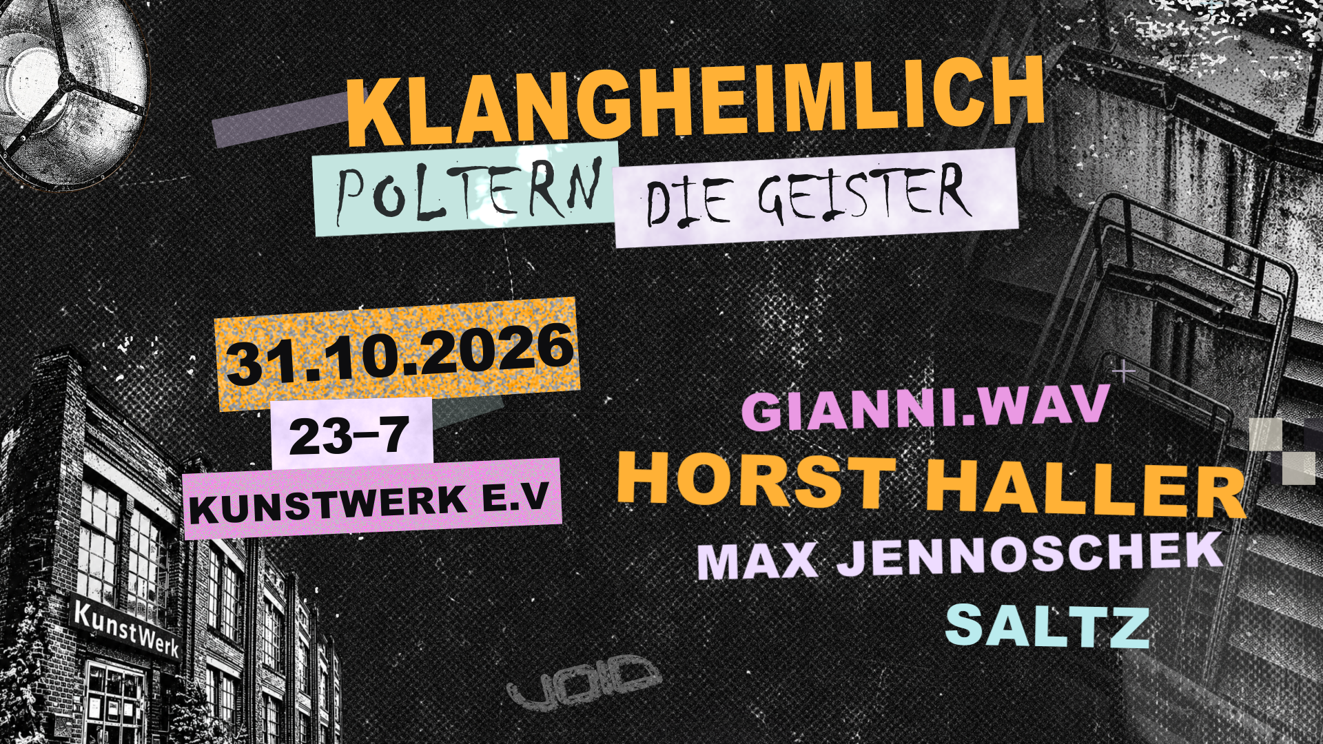 klangheimlich poltern die geister w/ Horst Haller