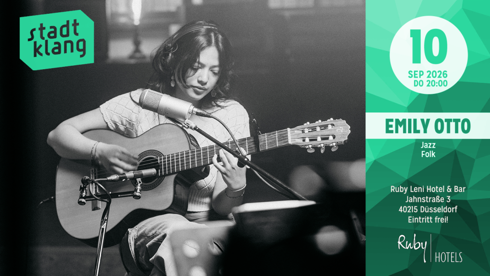 «stadtklang» mit EMILY OTTO | Live @ Ruby Leni Hotel & Bar