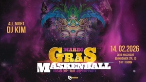 Mardi Gras - Maskenball - Karnevalssamstag