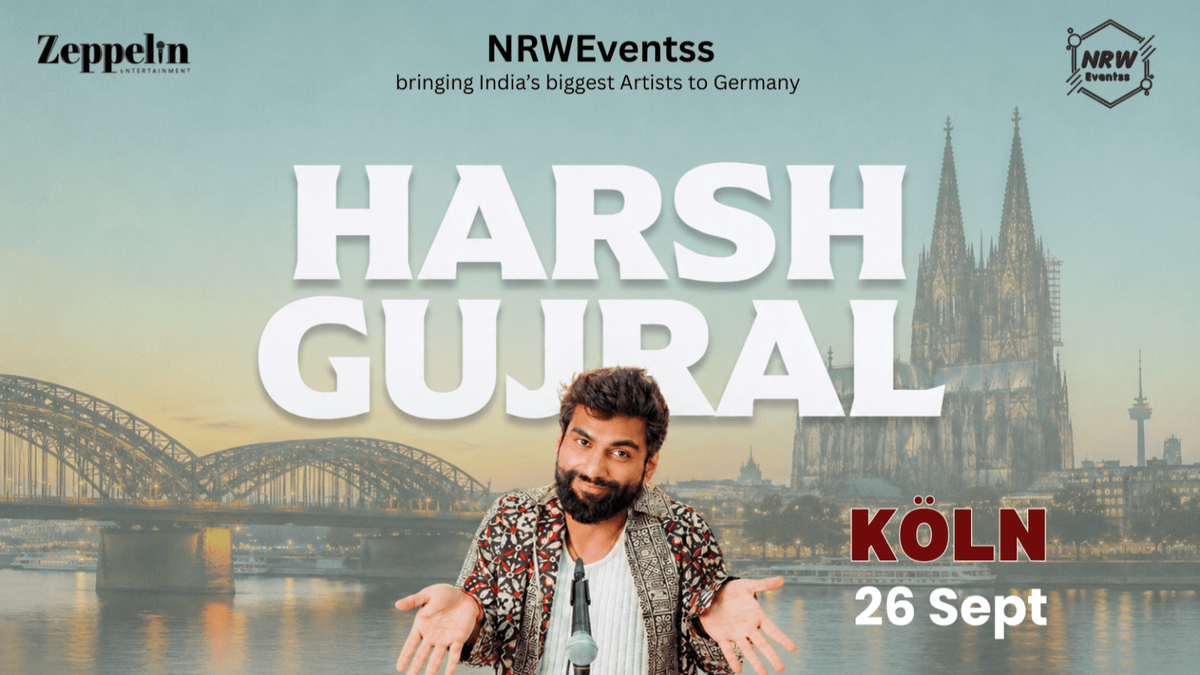 Titelbild der Veranstaltung Harsh Gujral // COMEDY