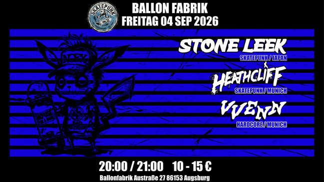 PUNK: VVENN, Heathcliff, Stone Leek (Japan)