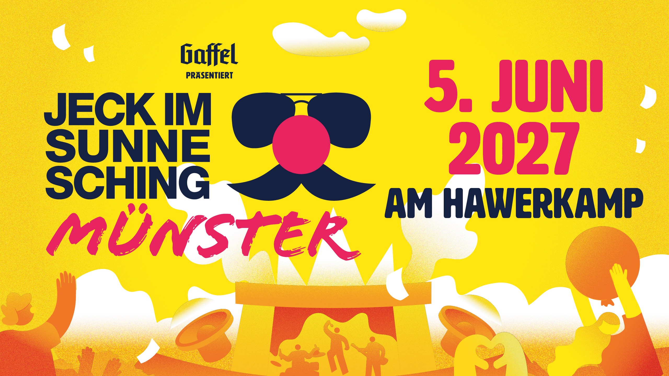 Jeck im Sunnesching 2027 - Das Festival in Münster