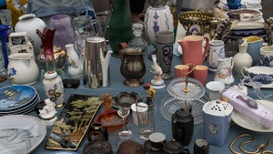Flohmarkt an der Hansabibliothek