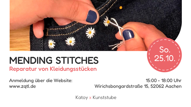 Mending Stitches - Reparatur von Kleidungsstücken