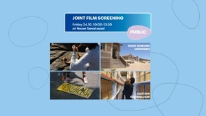 Filmvorführung: "Caution Colonialism" und "What Remains Unspoken" 🎬