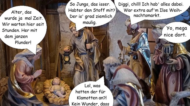 Weihnachtsmarkt im Biergarten Ilses Erika