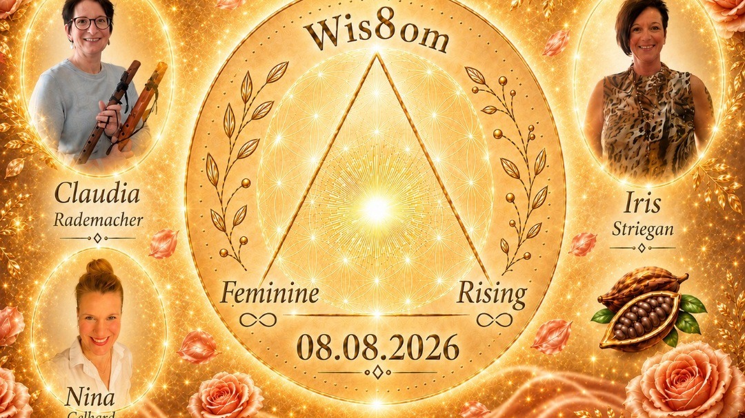 Feminine Wisdom Rising- Ein Tag nur für Dich! Tiefe Ruhe, heilende Klänge, Miteinander sein, Meditation, Kakao, Embodiment, Coaching und vieles mehr!