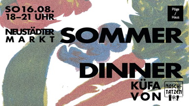 Sommerdinner auf dem Neustädter Markt