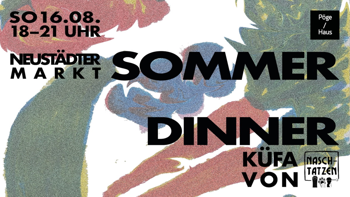 Titelbild der Veranstaltung Sommerdinner auf dem Neustädter Markt