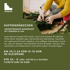 Kaffeekränzchen - Adventskranz Workshop