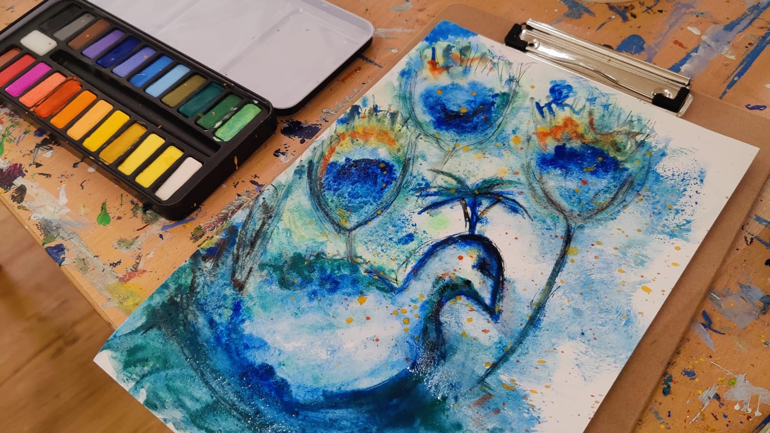 Aquarell & Wein in Frankfurt-Nordend