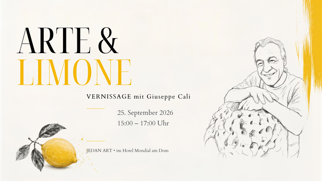 ARTE & LIMONE 🍋 Vernissage mit Giuseppe Calí