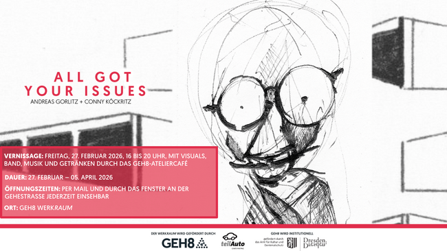 WERKRaum Ausstellung + Vernissage // Andreas Gorlitz + Conny Köckritz - All got your issues