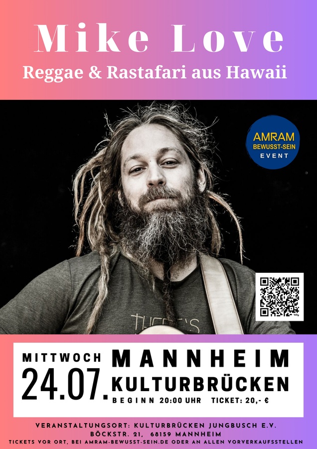 Mike Love – Lebensfreude pur!: Reggae und Rastafari in Mannheim