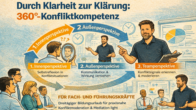 Durch Klarheit zur Klärung: 360°-Konfliktkompetenz