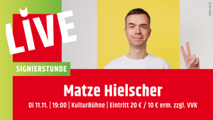 KulturAbend mit Matze Hielscher