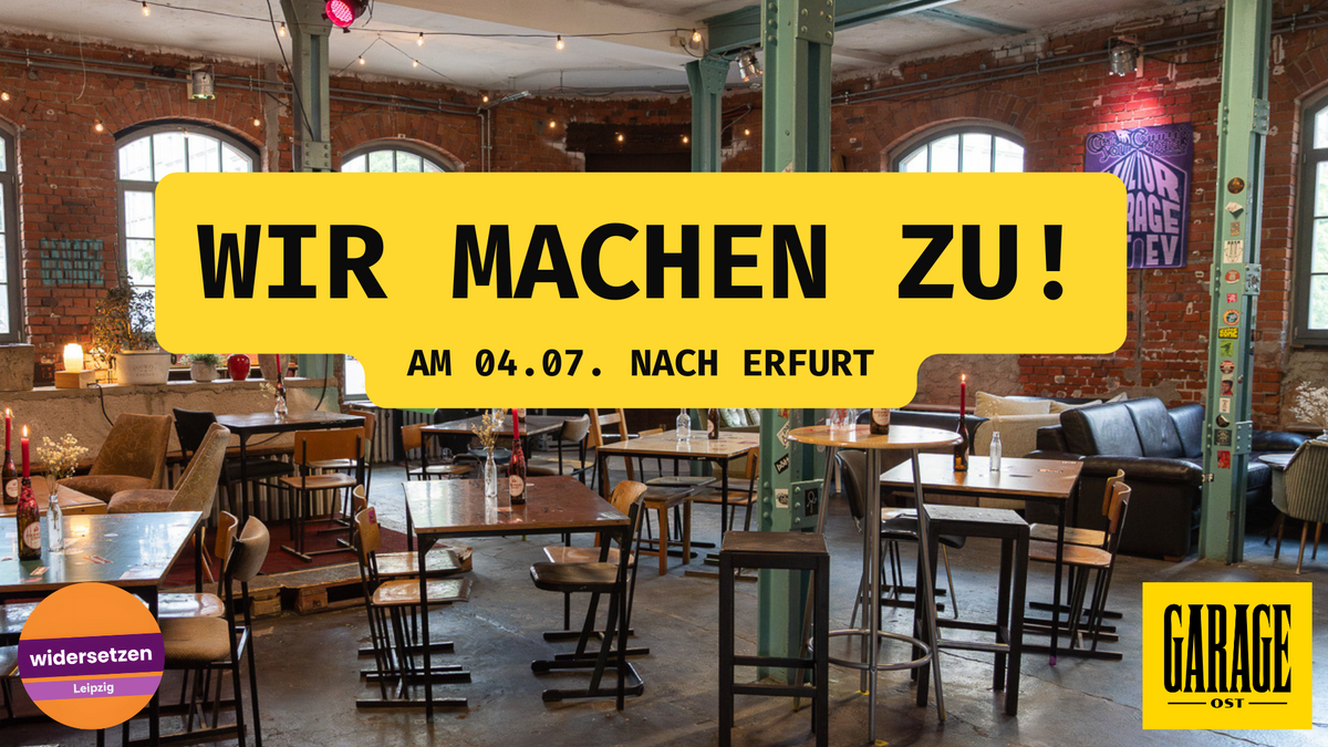 ALLE NACH ERFURT!