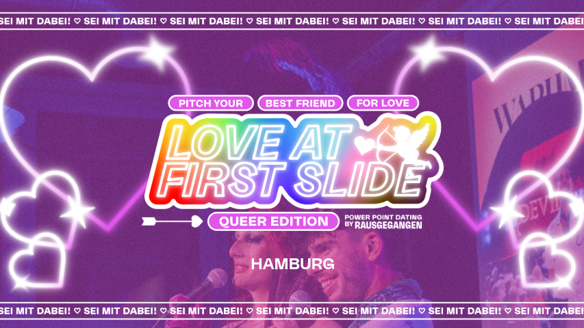 🏳️‍🌈🏳️‍⚧️ QUEER LOVE AT FIRST SLIDE | Hamburg | Power Point Dating by Rausgegangen 🏳️‍🌈🏳️‍⚧️