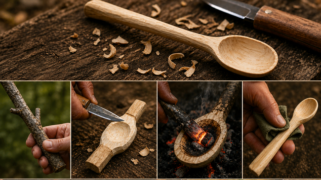 Workshop: Outdoor-Löffel schnitzen
