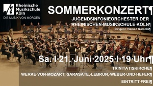 Sommerkonzert Jugendsinfonieorchester Köln
