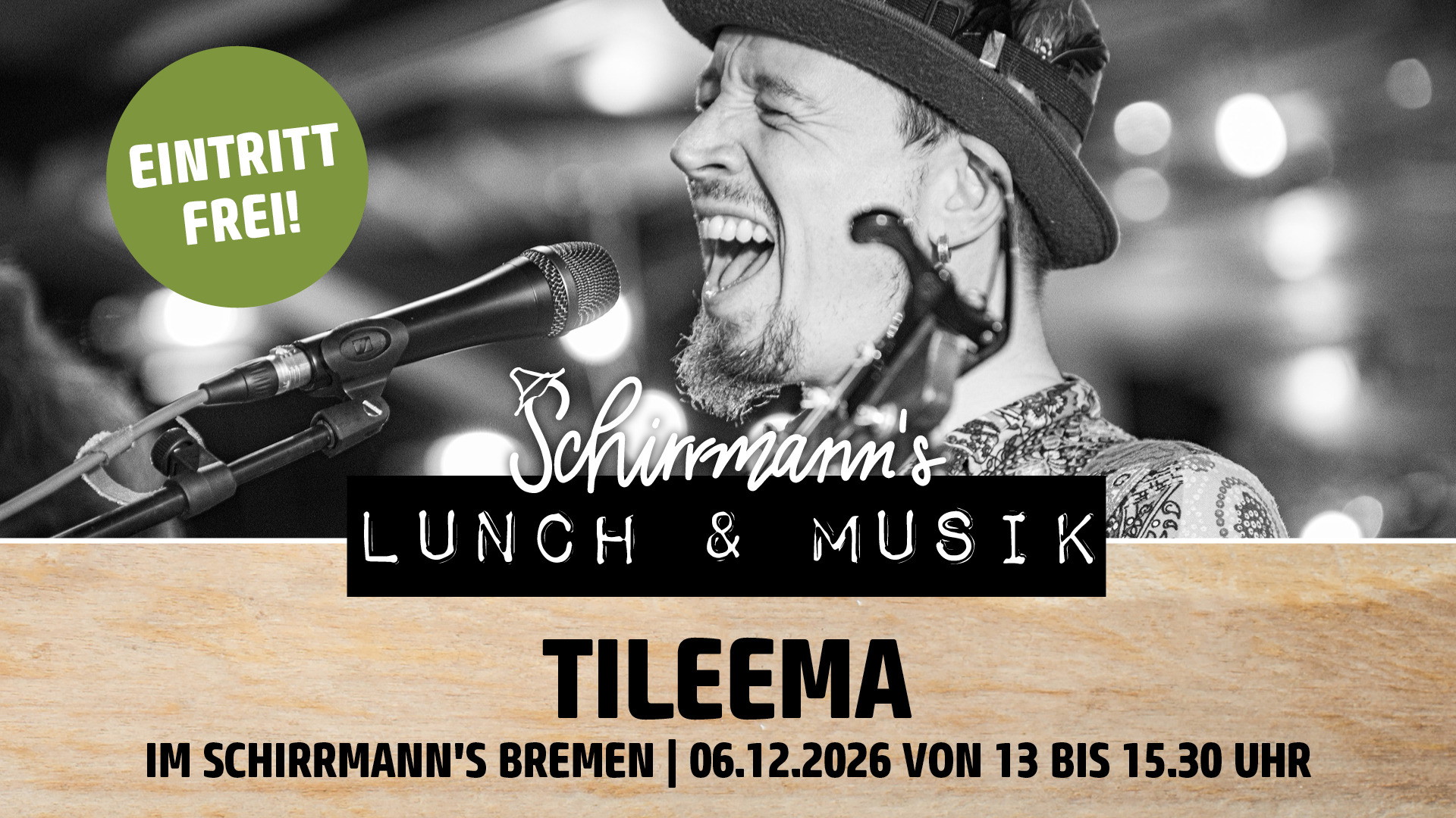 Schirrmann’s Lunch & Musik Advent mit Tileema