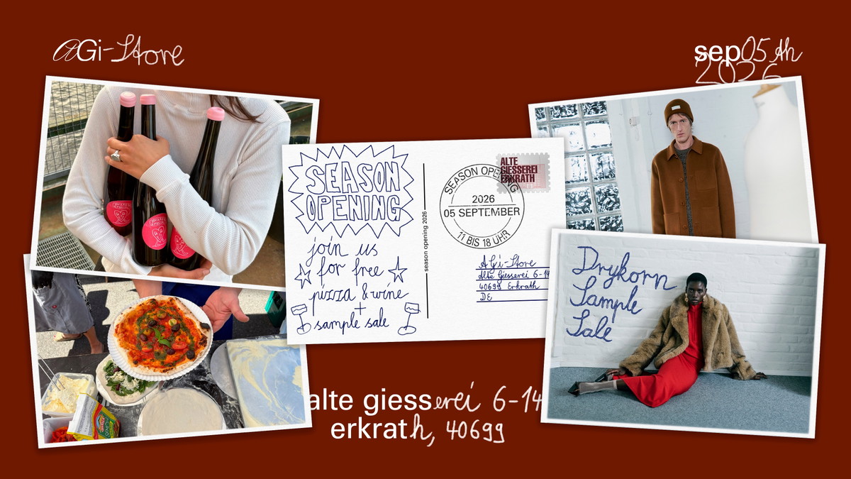 Titelbild der Veranstaltung SEASON OPENING + SAMPLE SALE