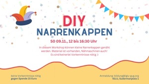 Mini-Narrenkappen nähen (Workshop)