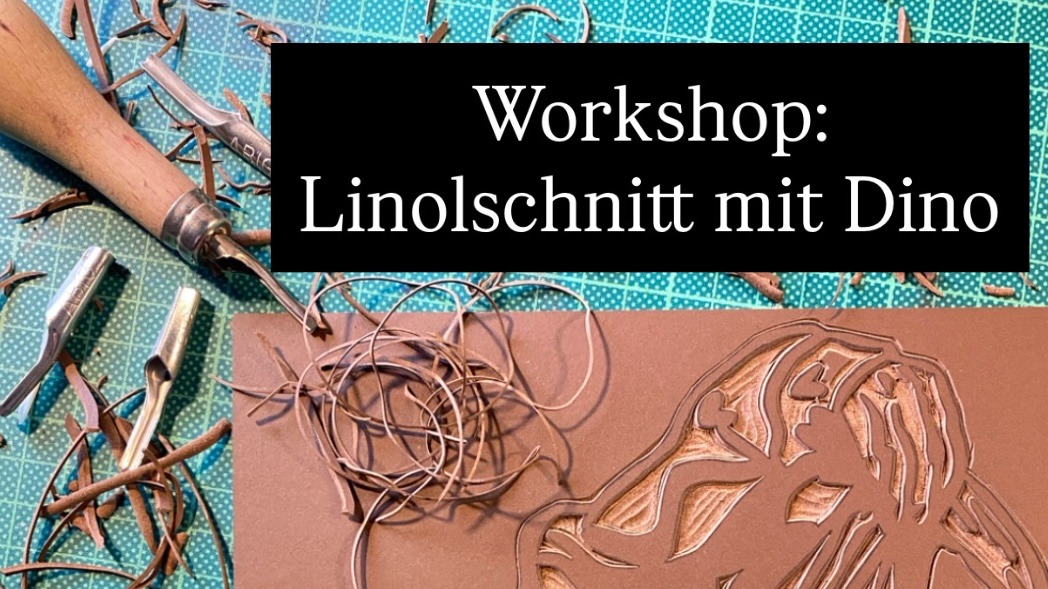 Workshop: Linolschnitt mit Dino