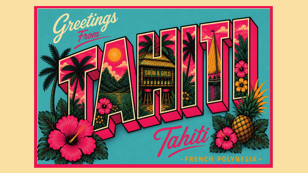 Titelbild der Veranstaltung 🍍🌸 Tiki Pop-Up Bar auf der Altstadt-Terrasse🥥🍹