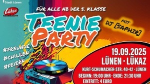 Teenie-Party im Lükaz!