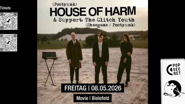 House Of Harm (Postpunk) & The Glitch Youth (Shoegaze, Postpunk)