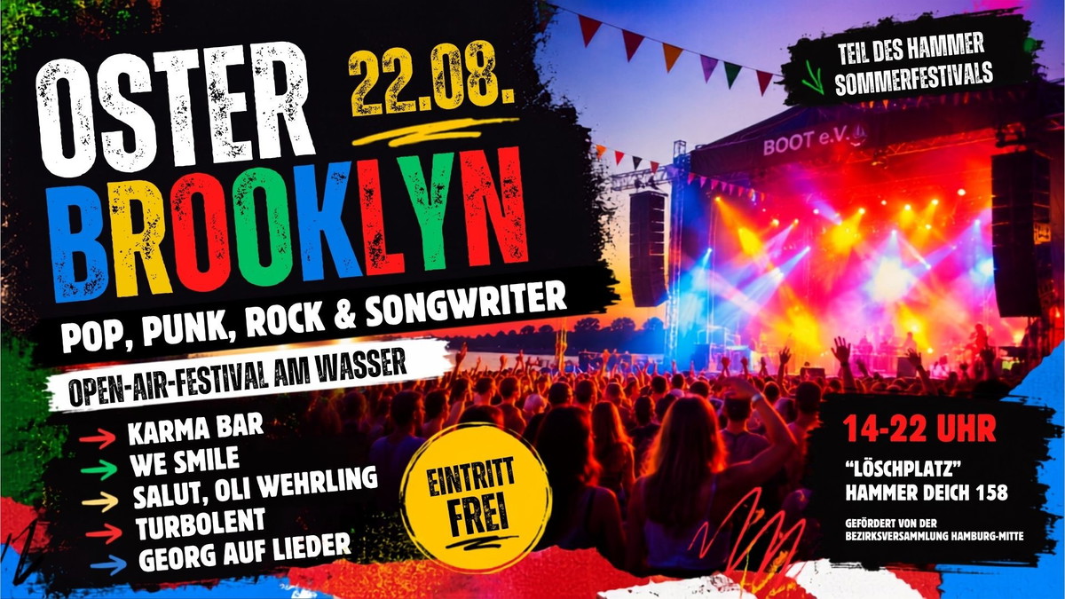 Titelbild der Veranstaltung OSTERBROOKLYN FESTIVAL · Tag 2