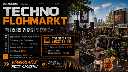 TECHNO FLOHMARKT im ehemaligen Polizeipräsidium Frankfurt