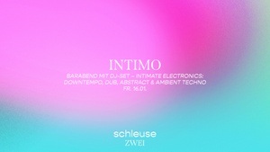 Barabend mit DJ-Set – intimo