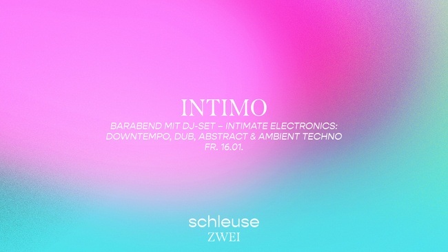Barabend mit DJ-Set – intimo