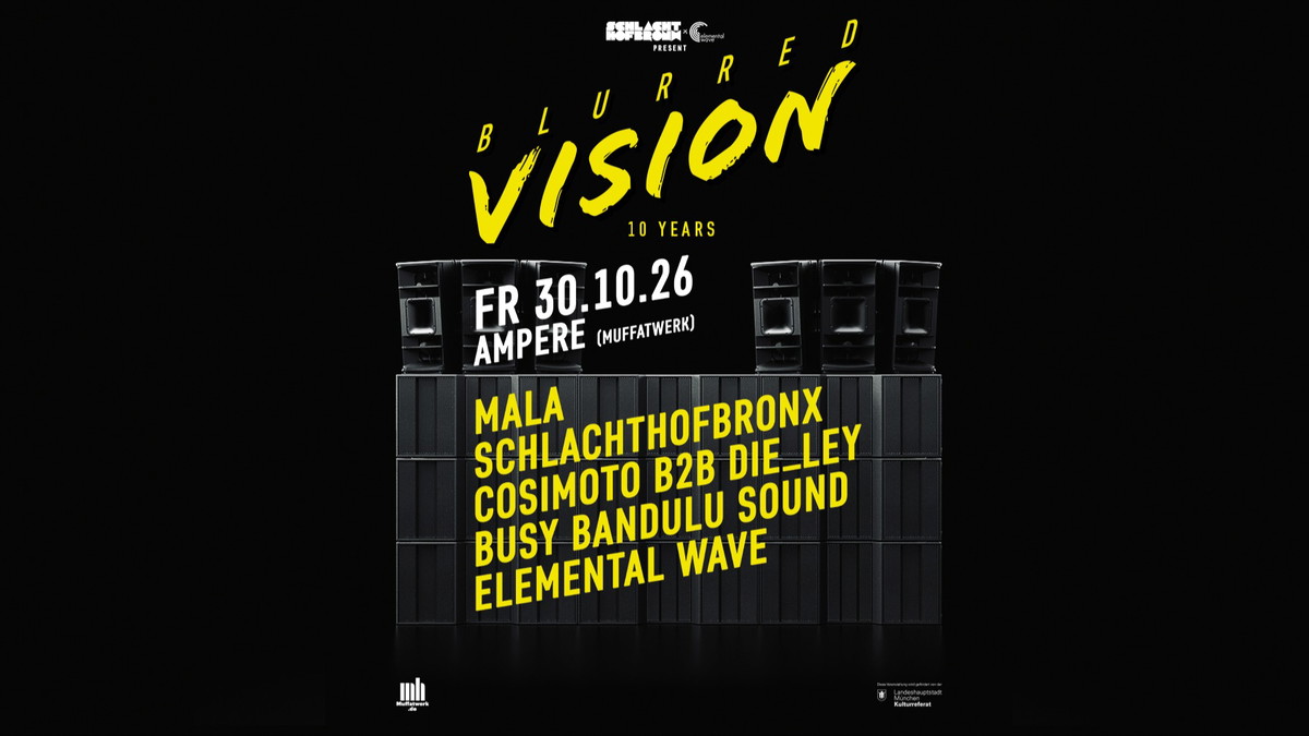 Titelbild der Veranstaltung 10 Years BLURRED VISION