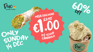 €1.00 Ice Cream OR Cannolo