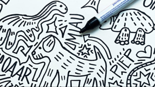 Sommerferien-Workshop: Outline Art: Von Keith Haring bis Timothy Goodman I Für 6- bis 10-Jährige
