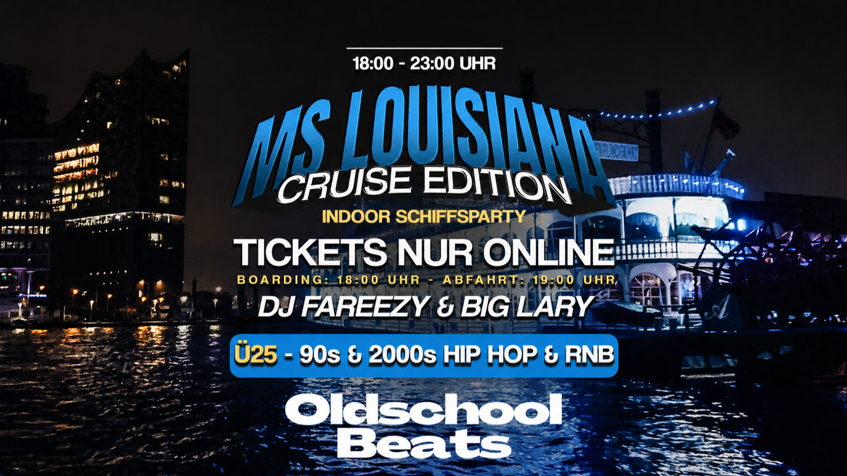 Titelbild der Veranstaltung Oldschool Beats Cruise Edition
