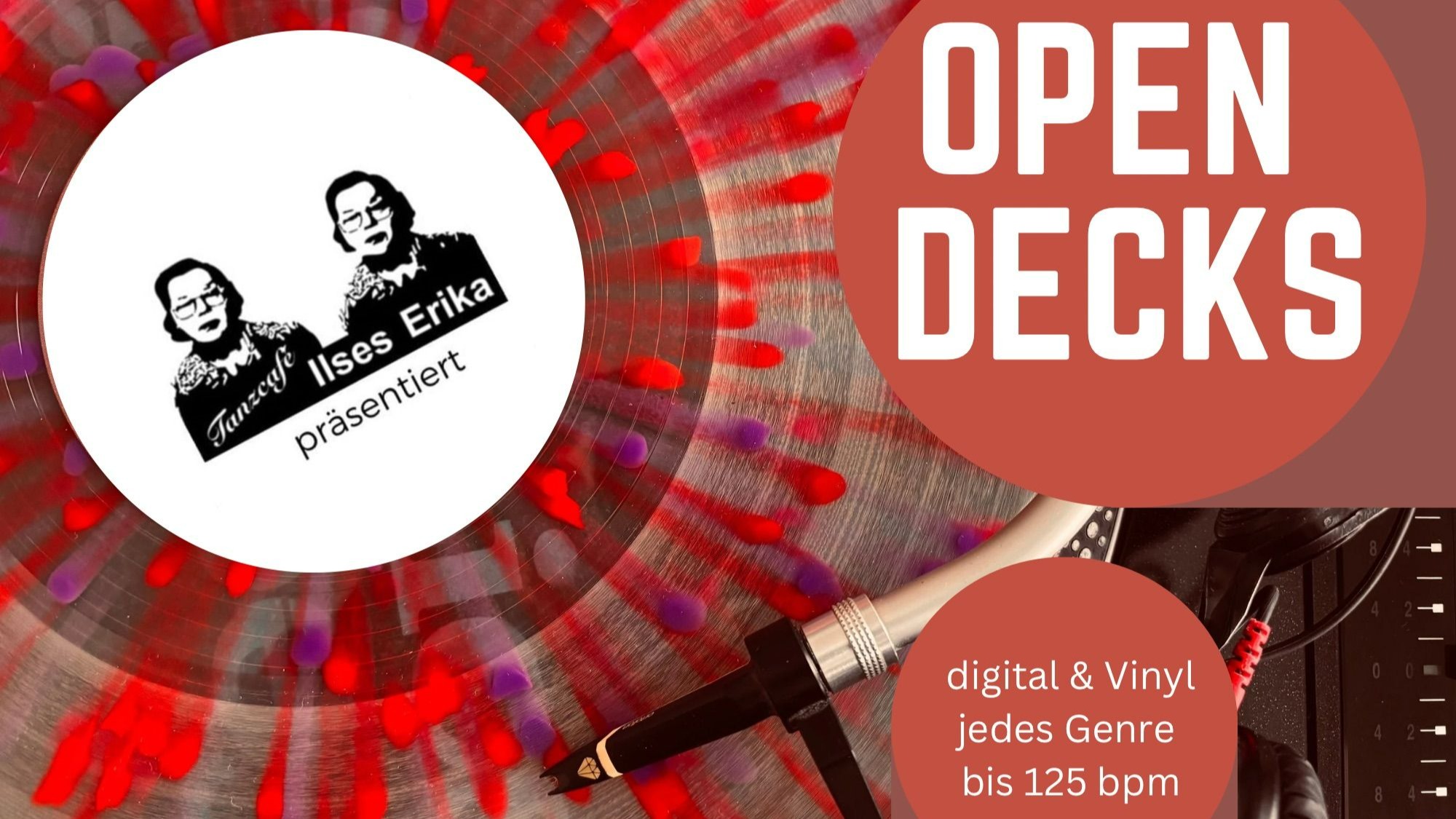OPEN DECKS im Ilses Erika Biergarten - der musikalische Kneipenabend im Freien!