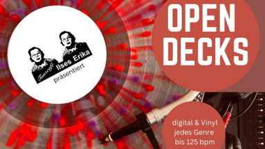 OPEN DECKS im Ilses Erika Biergarten - der musikalische Kneipenabend im Freien!