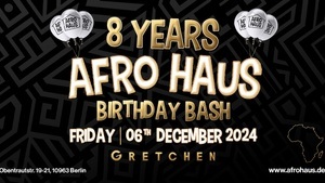 8 YEARS AFRO HAUS