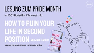 Lesung für den Pride Month – im KOOS Bowls & Bar