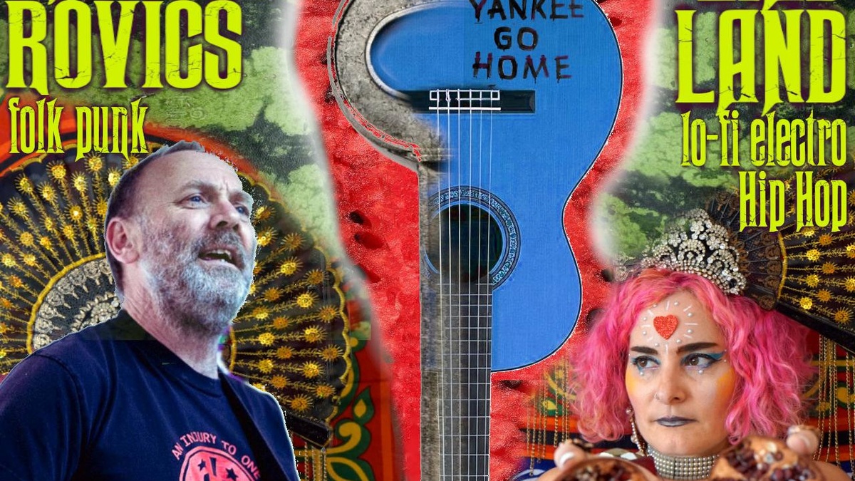 David Rovics and Liadland play music against colonialism